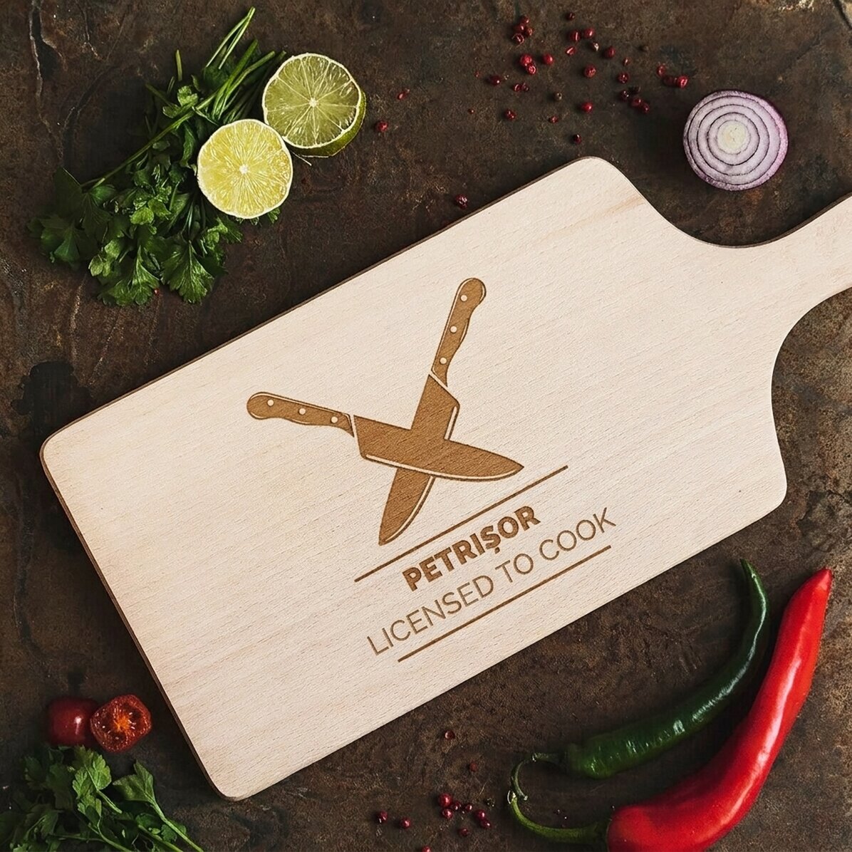 Customised chopper - Licensed to cook