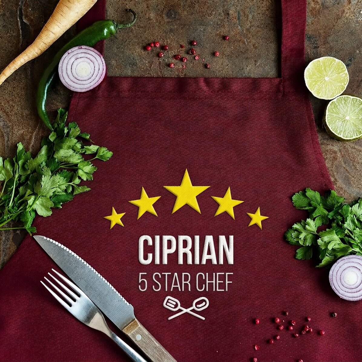 Customised sort - 5-star chef