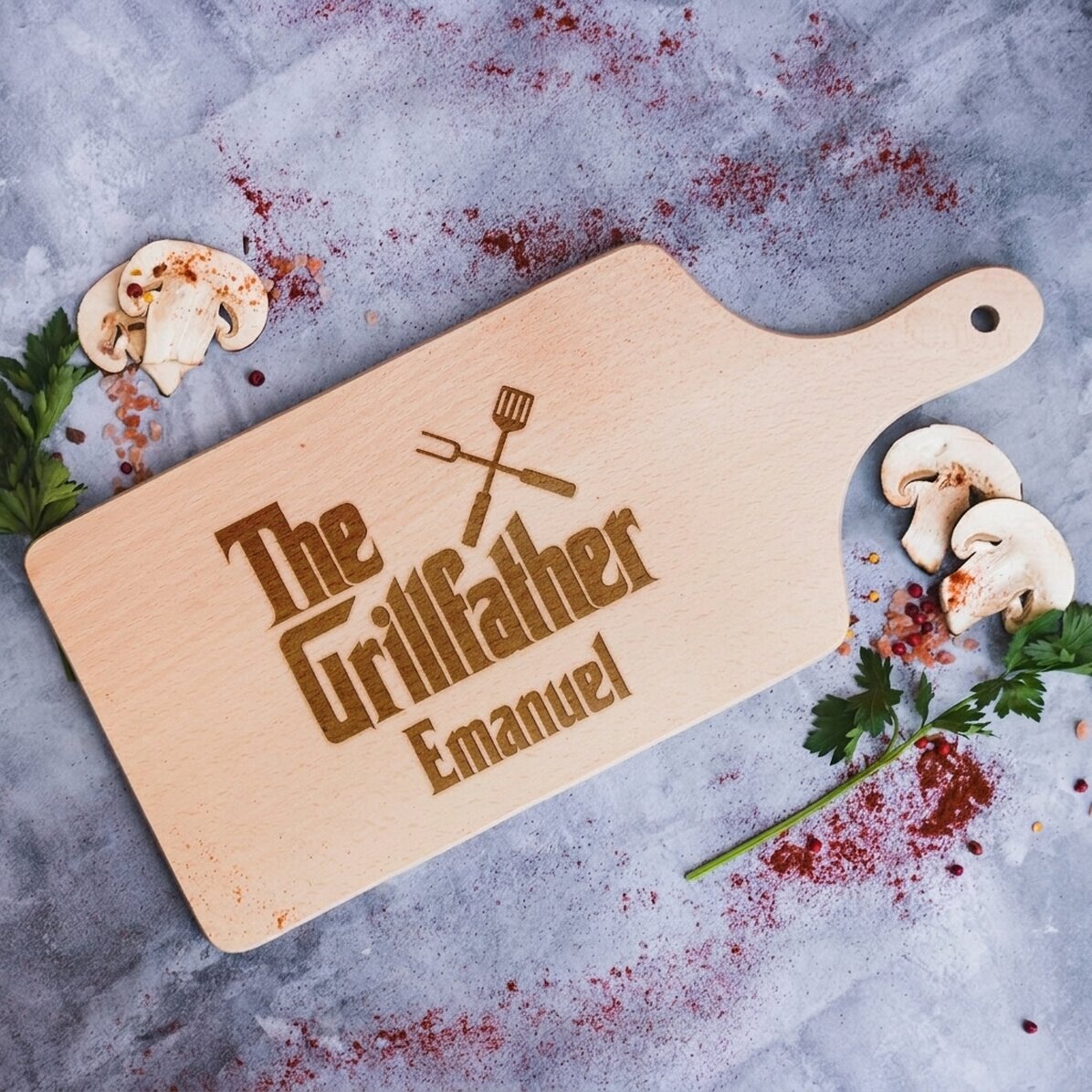 Customised chopper - The Grillfather