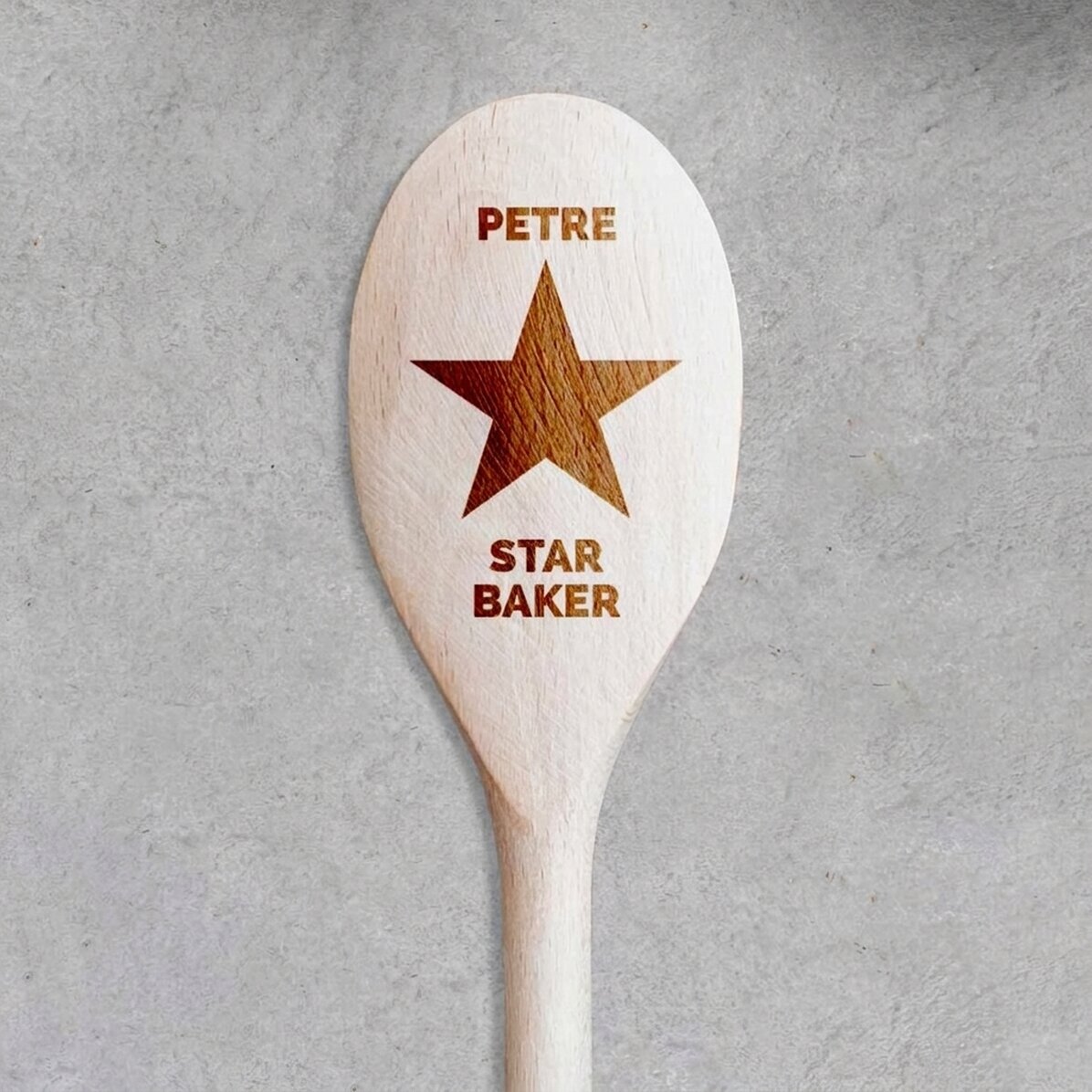 Personalised wooden spoon - The star of the kitchen