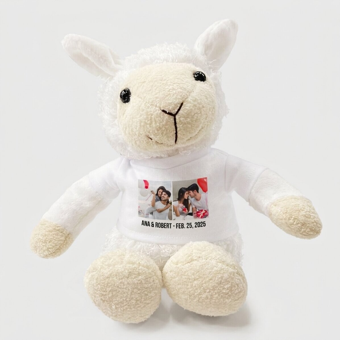 Personalised sheep with 2 photos and text
