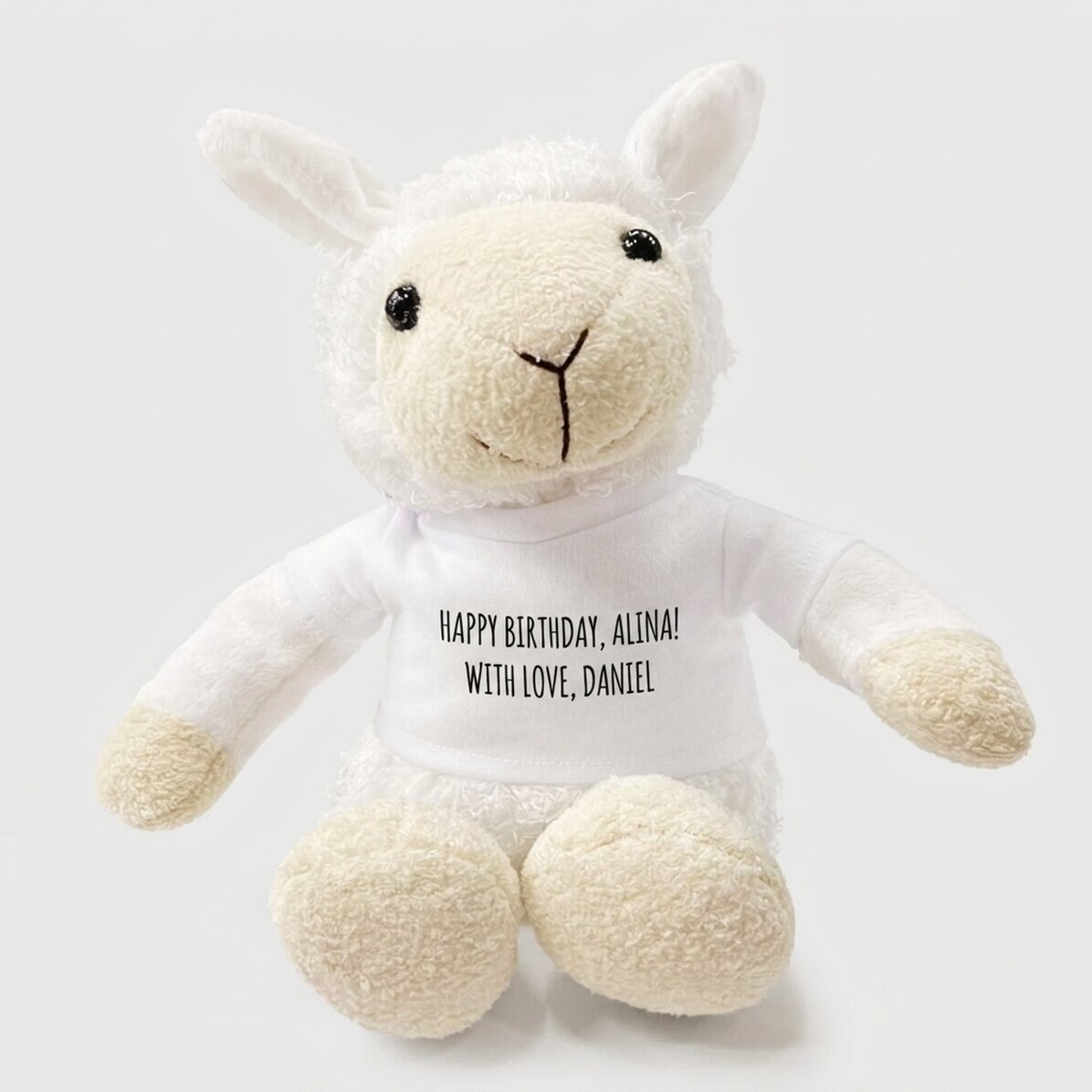 Personalised sheep with message