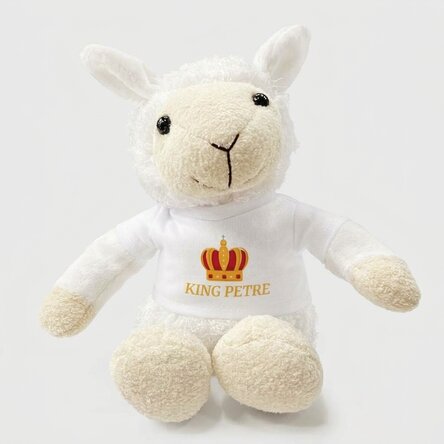 Customised sheep plush toy - King