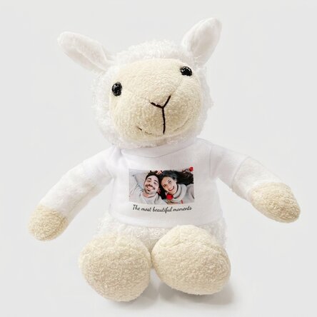 Personalised sheep with a photo and text