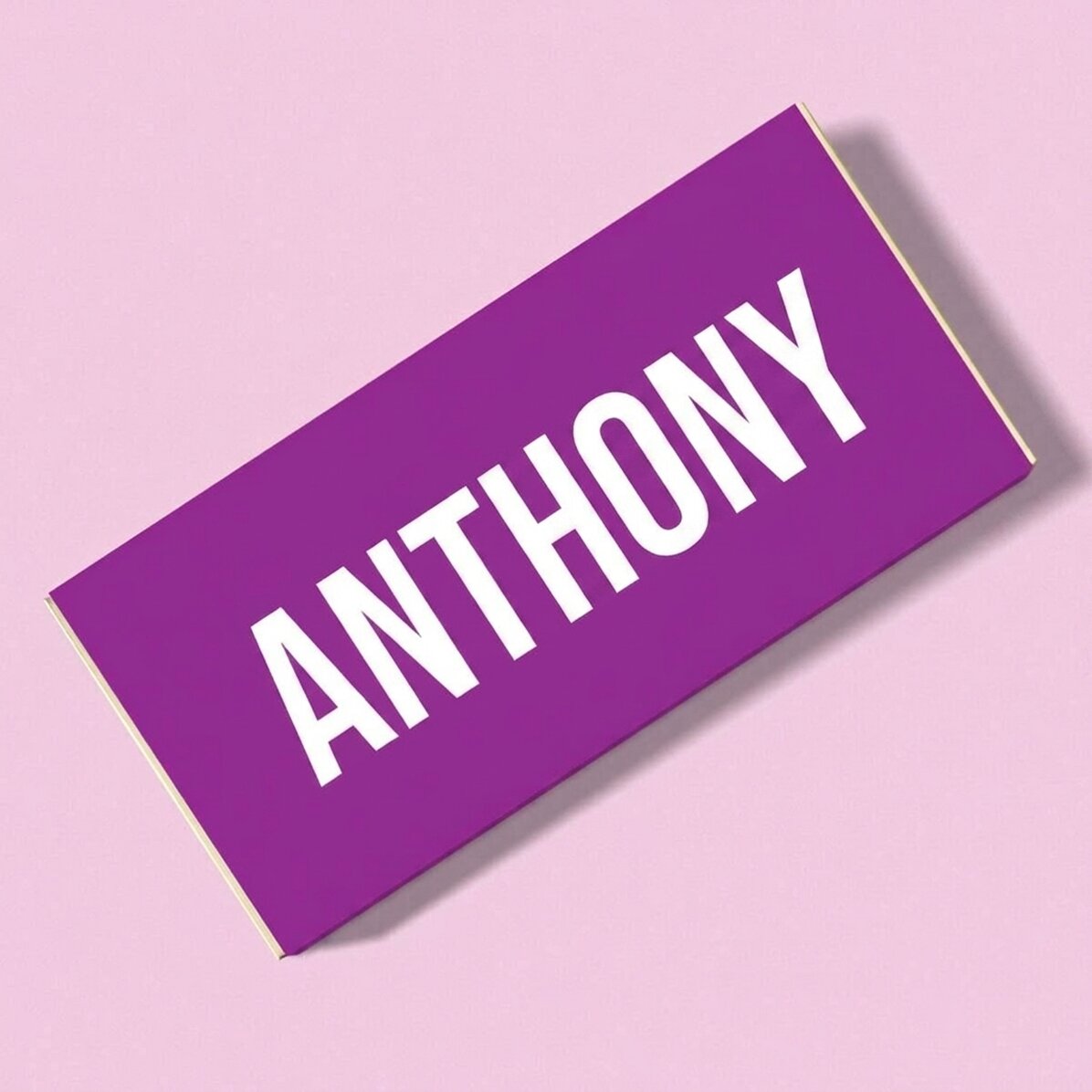 Personalised chocolate with name