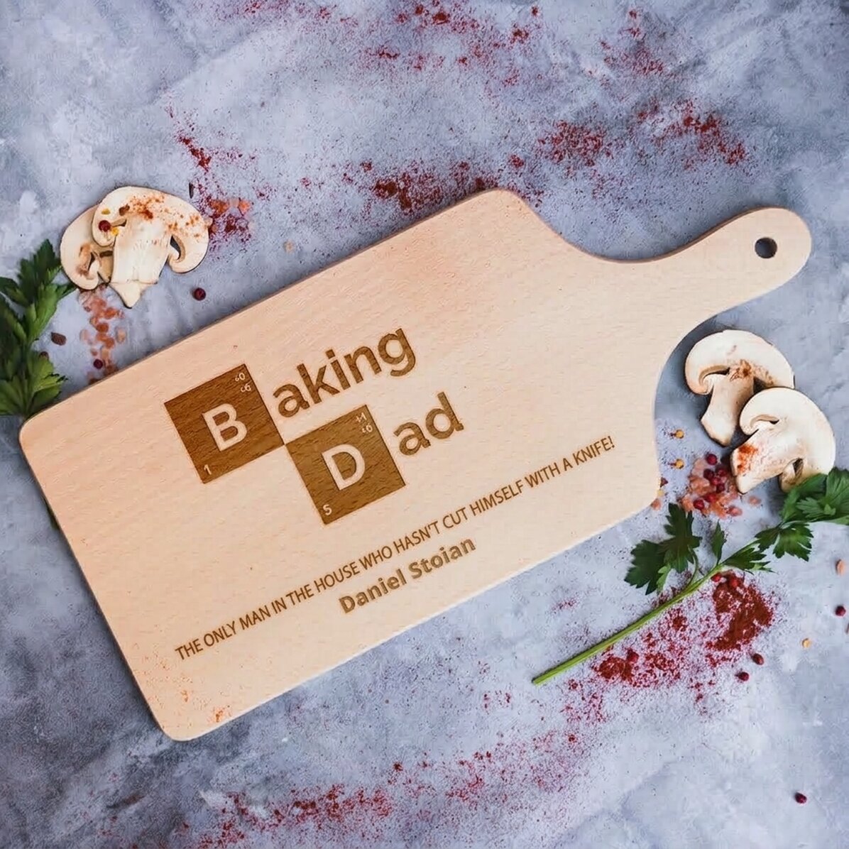 Customised chopper - Baking Person