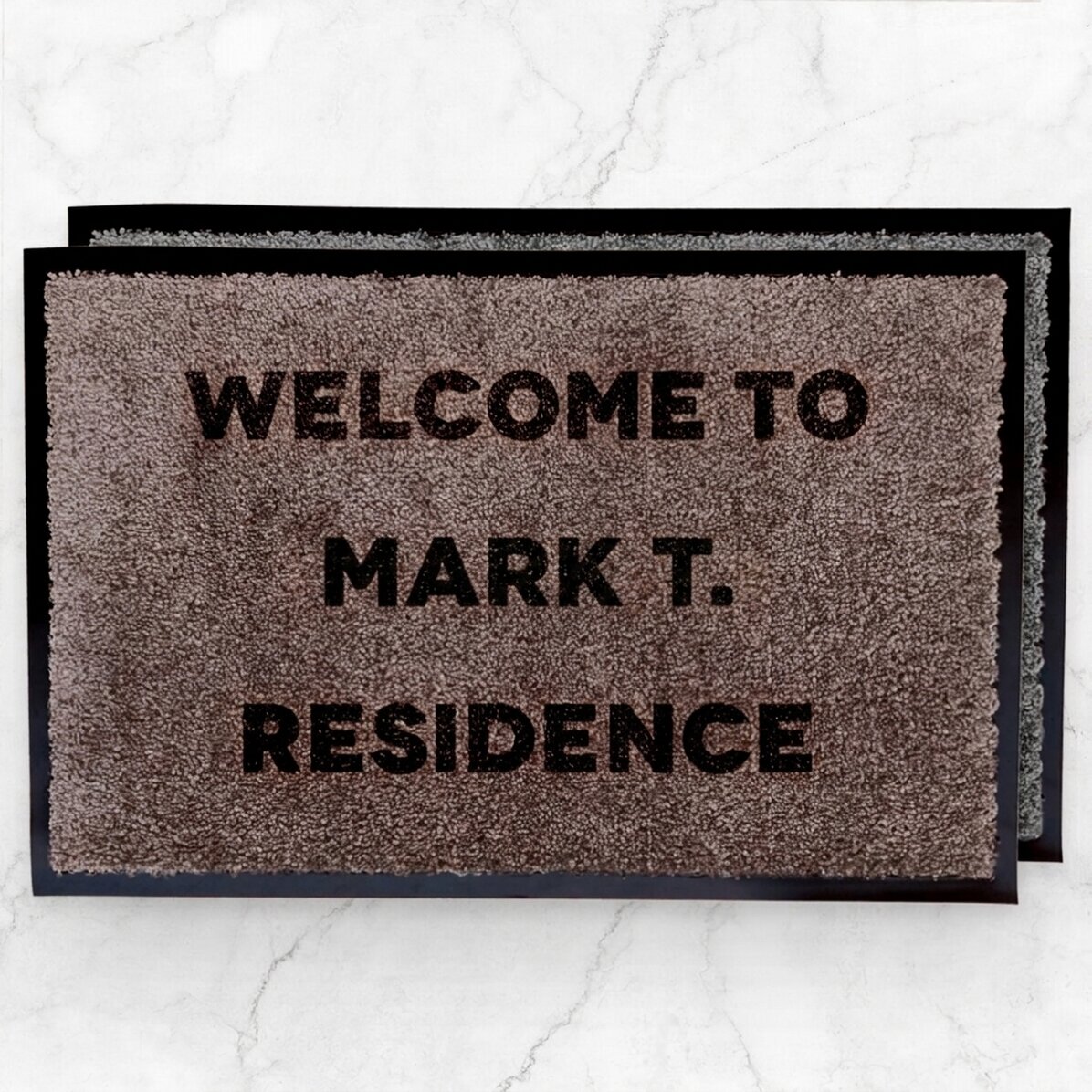Customised indoor entrance mat