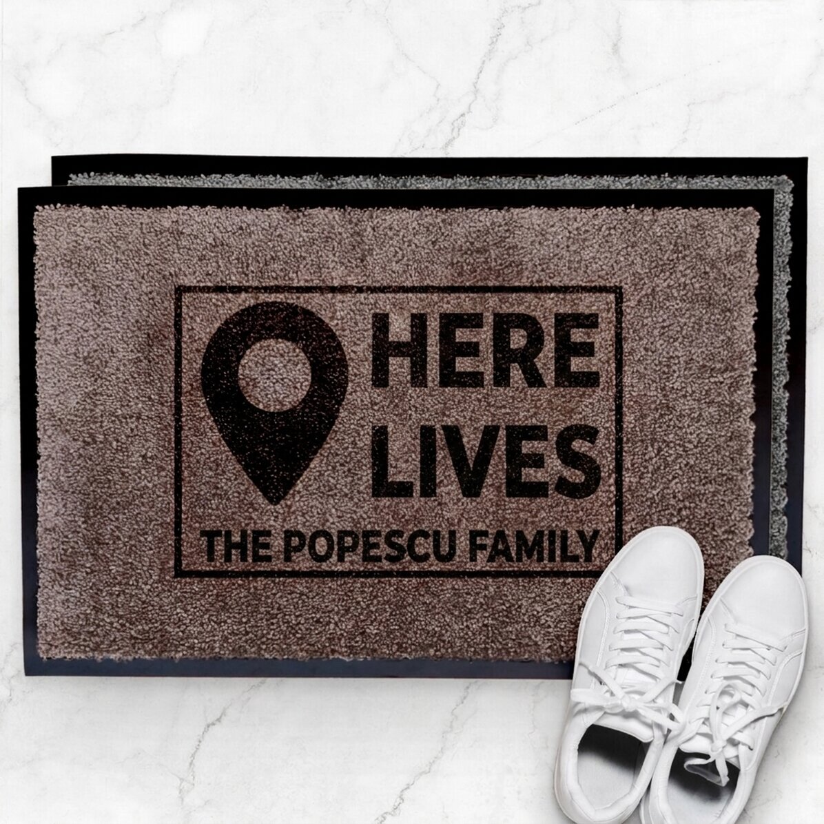 Customised indoor entrance mat - Here it is...