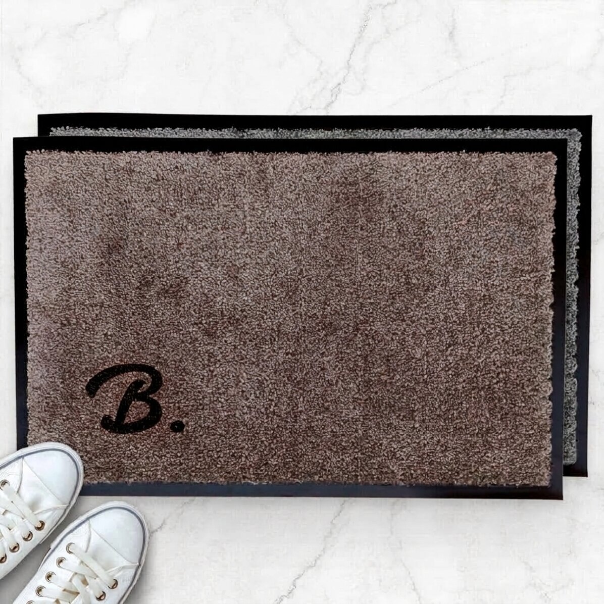 Customised indoor entrance mat - Initial