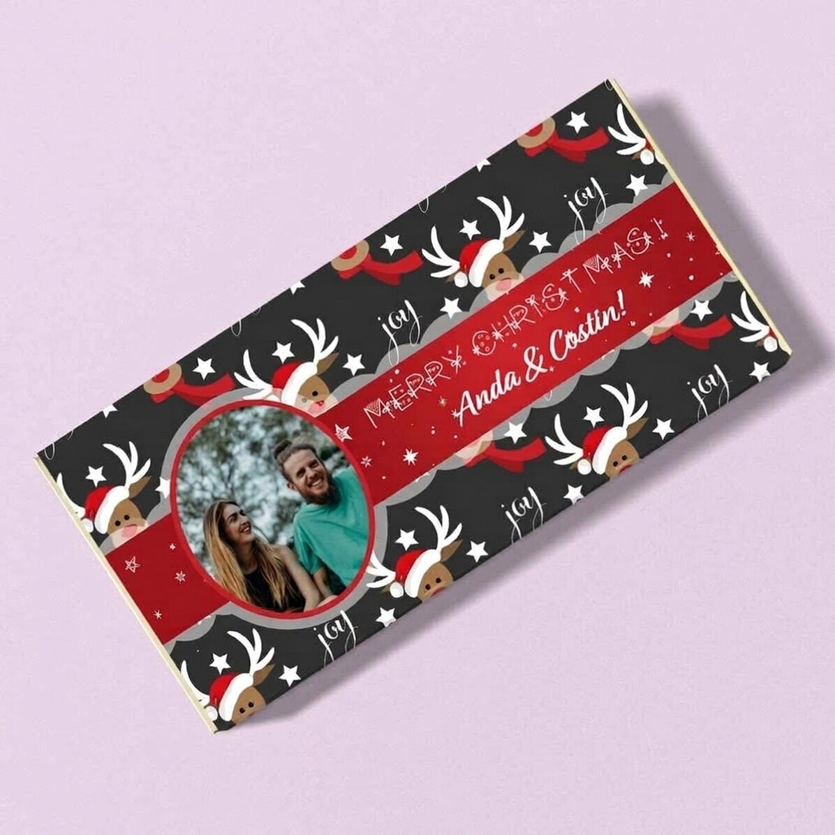 Personalised Christmas chocolate - Reindeer