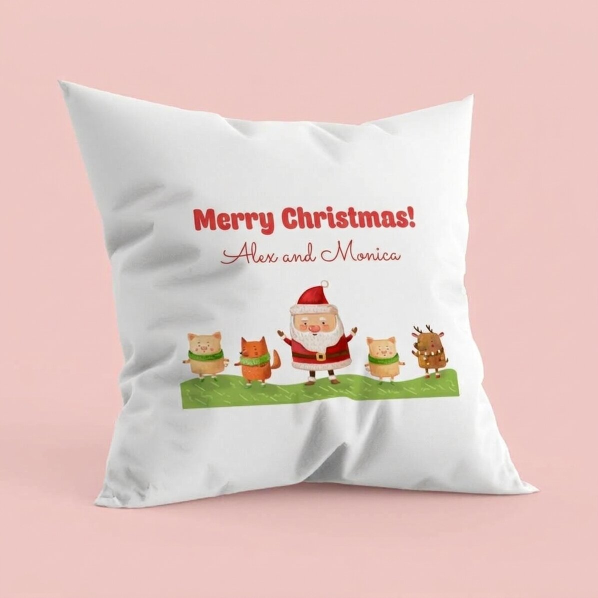 Personalised cushion - Father Christmas
