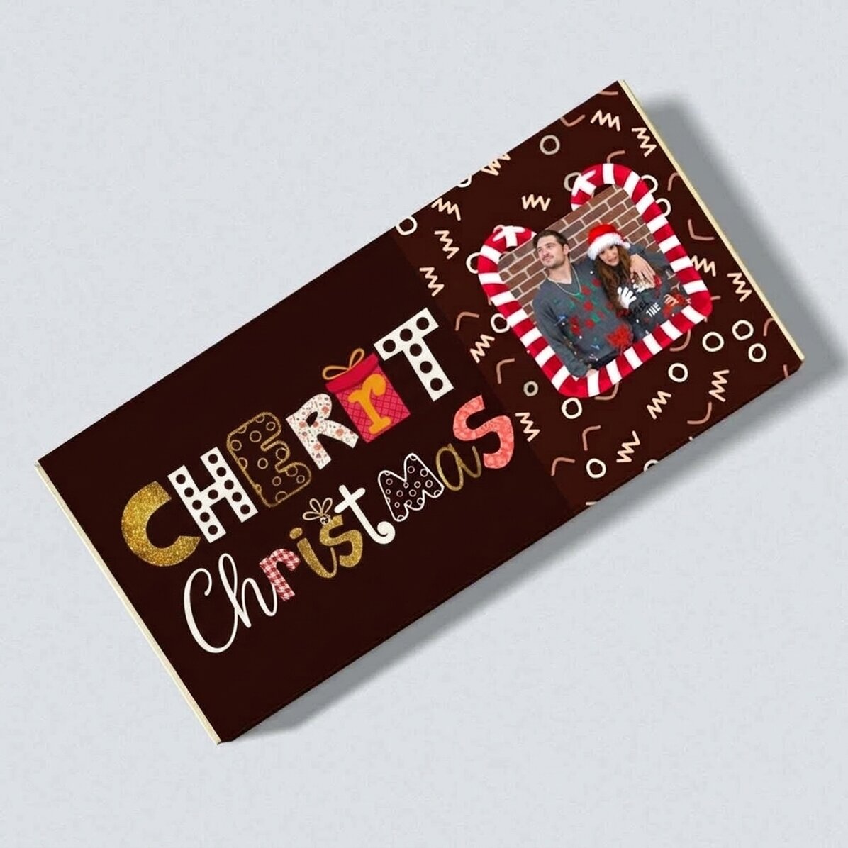 Personalised Christmas chocolate - Merry Christmas