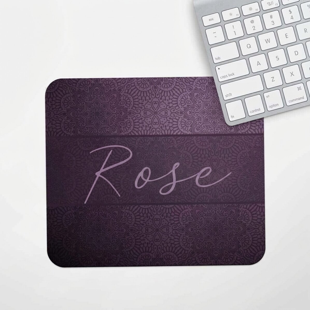 Personalised mouse pad with name
