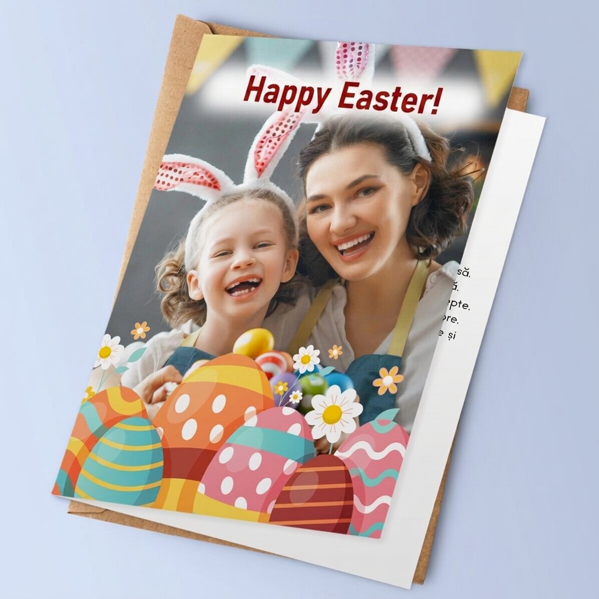 Personalised photo card - Happy Easter!
