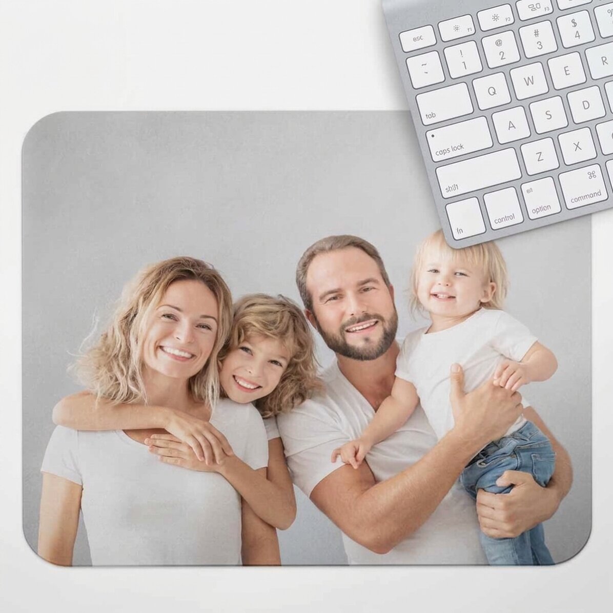 Personalised XL mouse pad with a photo