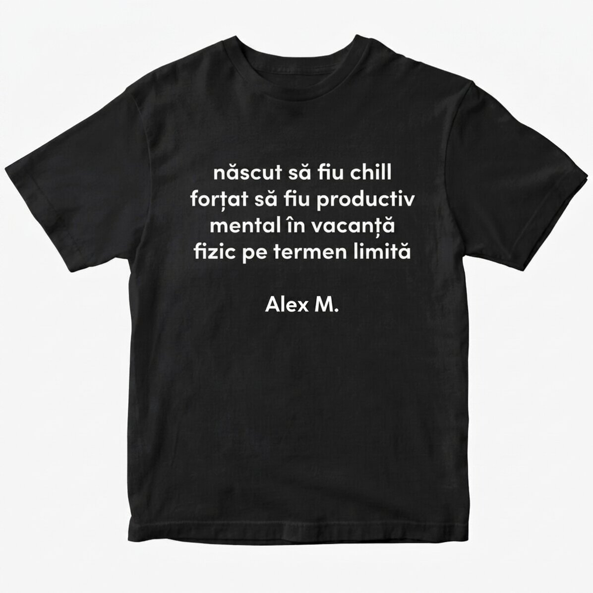 Personalised T-shirt with text