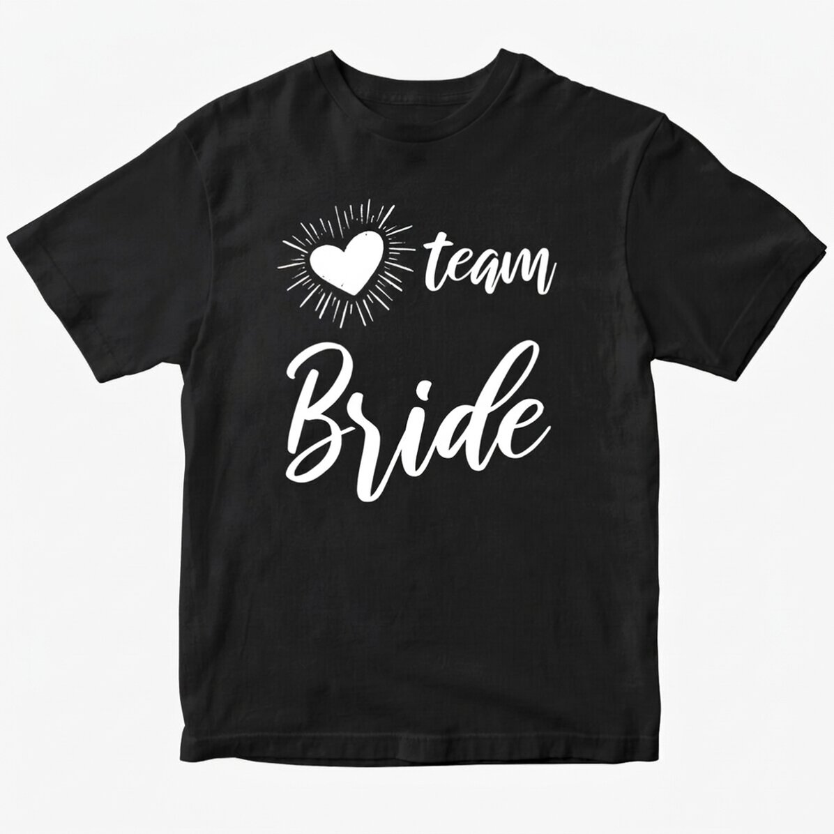 Personalised T-shirt with text - Team Bride