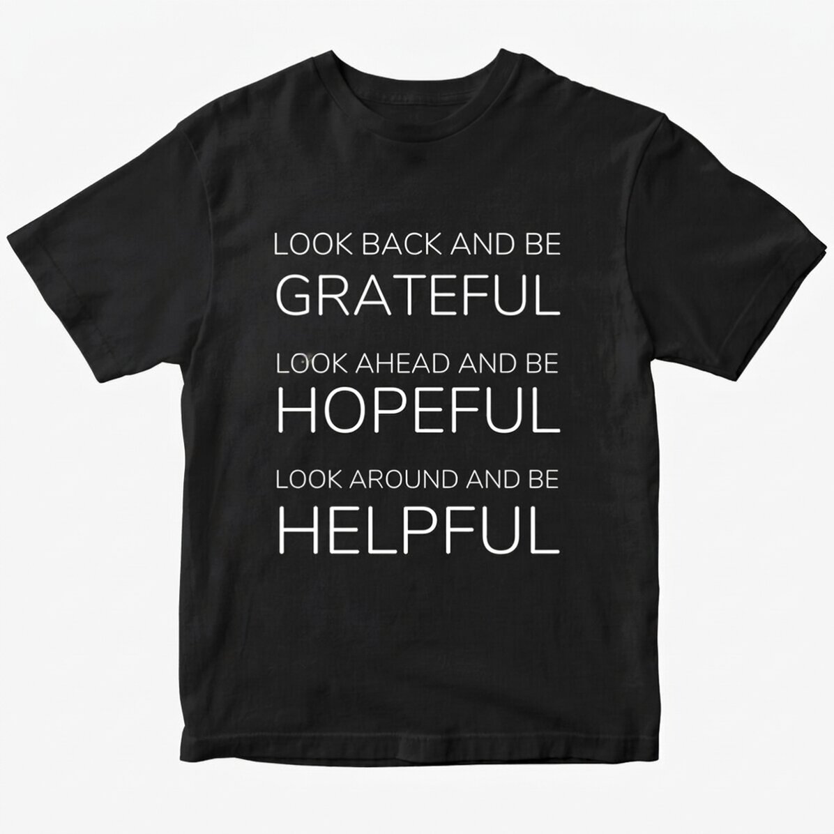 Personalised T-shirt with text - portrait