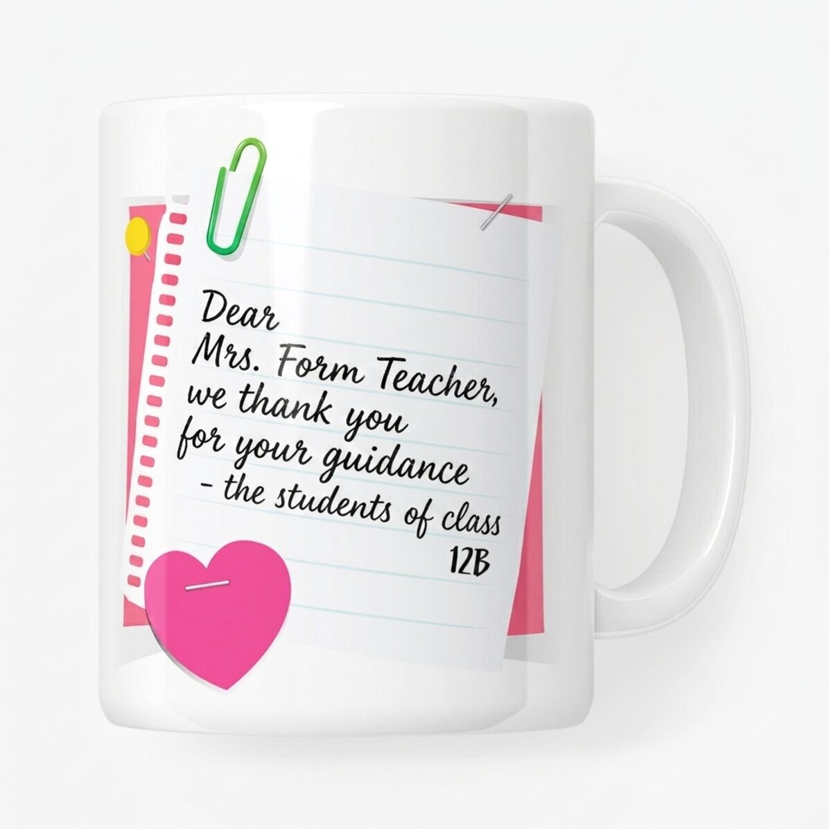 Personalised mug with text - Headmistress