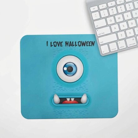 Personalised mouse pad with text - Monster model