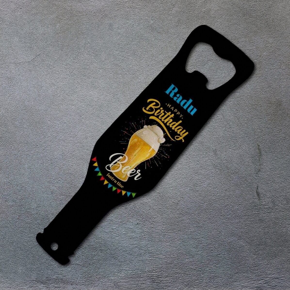 Personalised beer opener - Happy Birthday