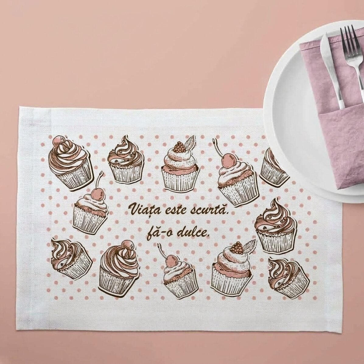Personalised plate holder - Sweet life