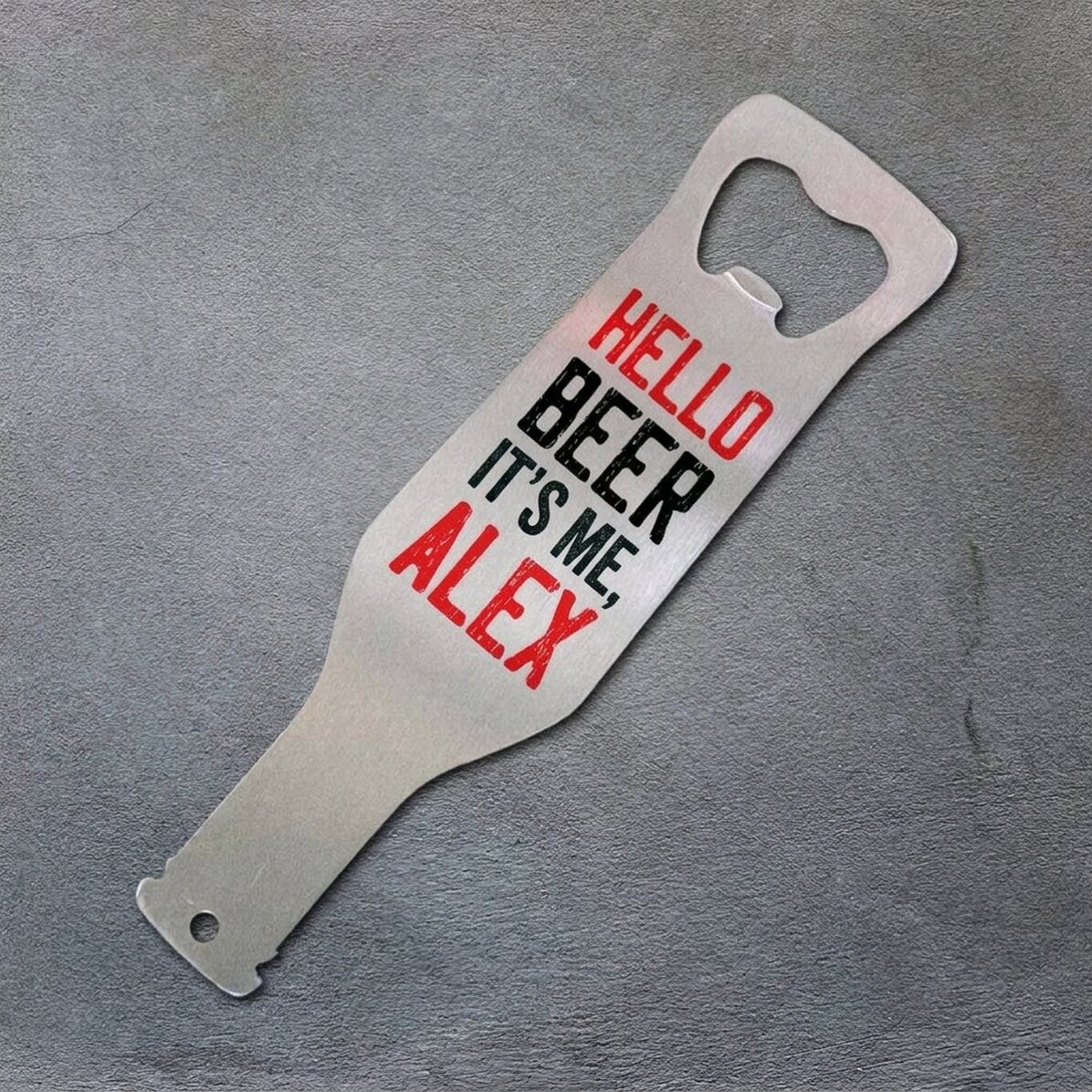 Personalised beer opener - Hello Beer