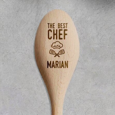 Personalised wooden spoon - Best chef