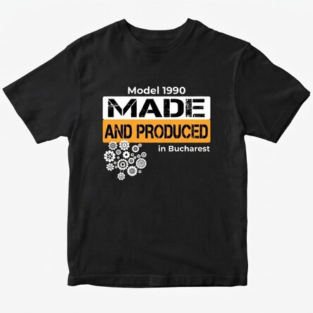 Personalised T-shirt - model Year of manufacture