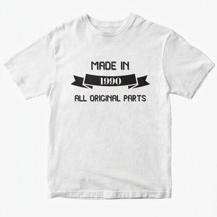 Personalised T-shirt - All original parts