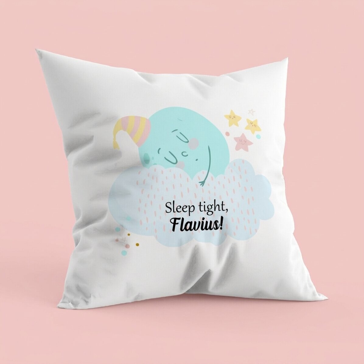 Personalised cushion with text - Sweet dreams