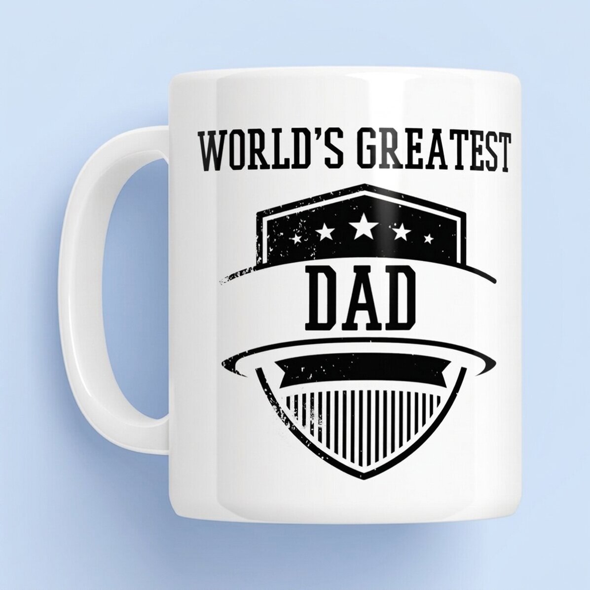 Personalised mug with text - Greatest Dad