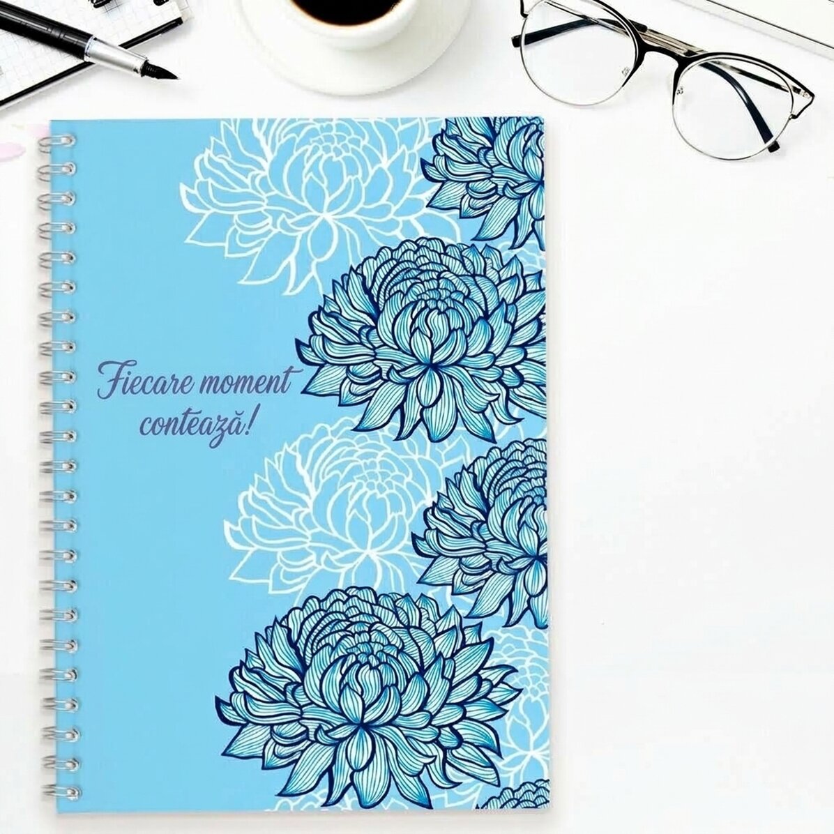 Personalised notebook with text - Every moment matters!