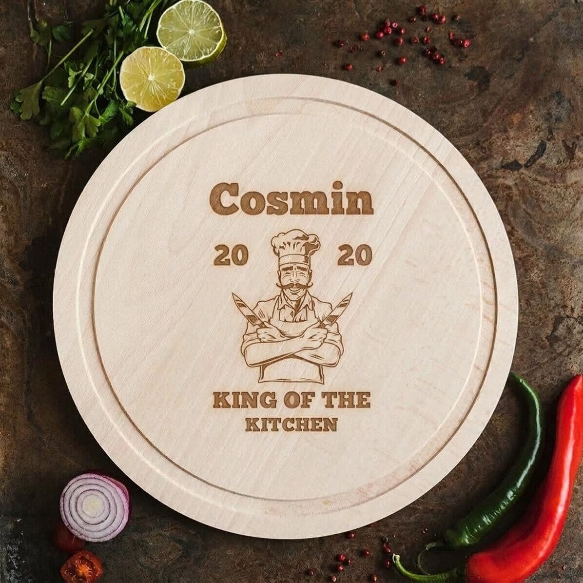 Customised round chopper - King of the Kitchen