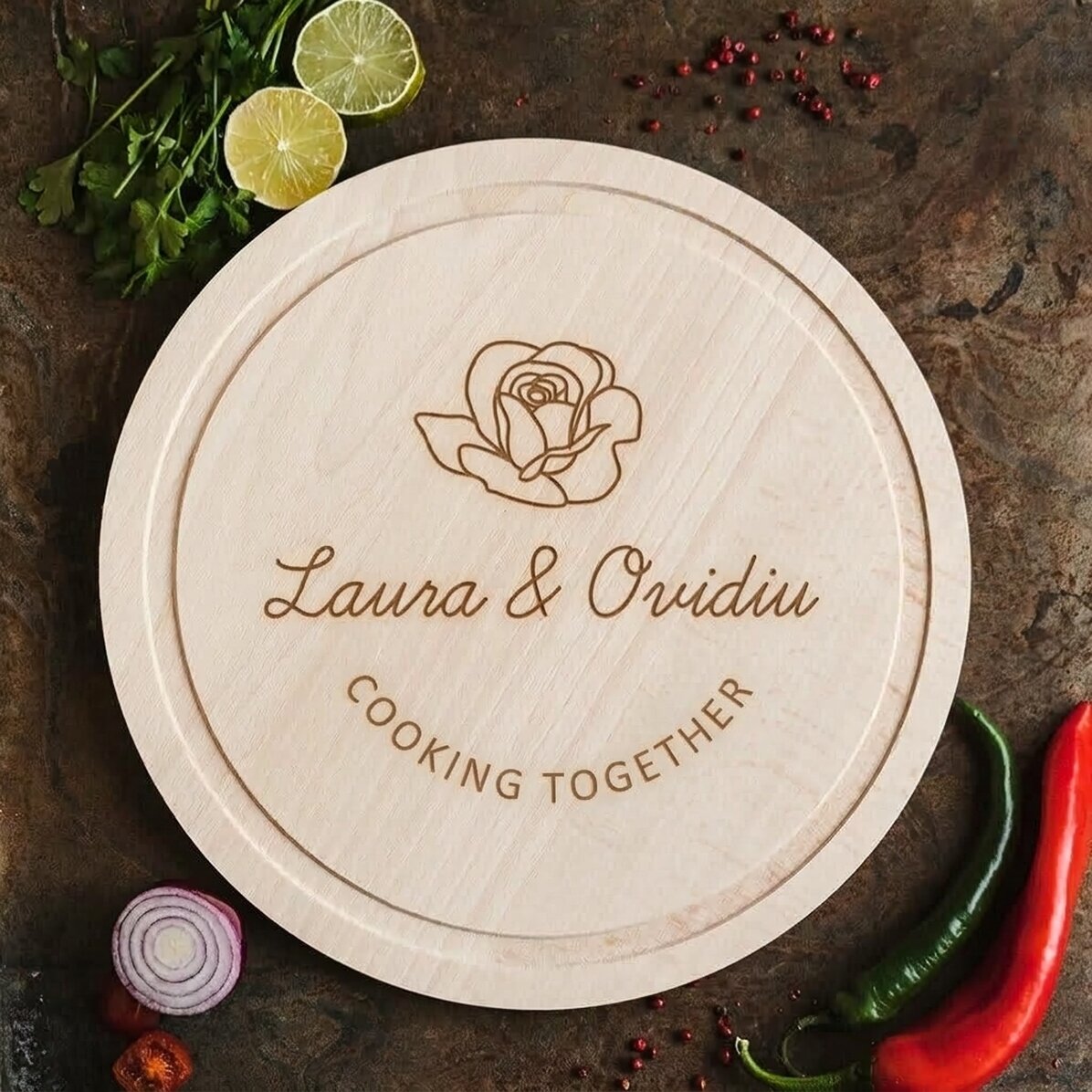 Customised round chopper - The two of us