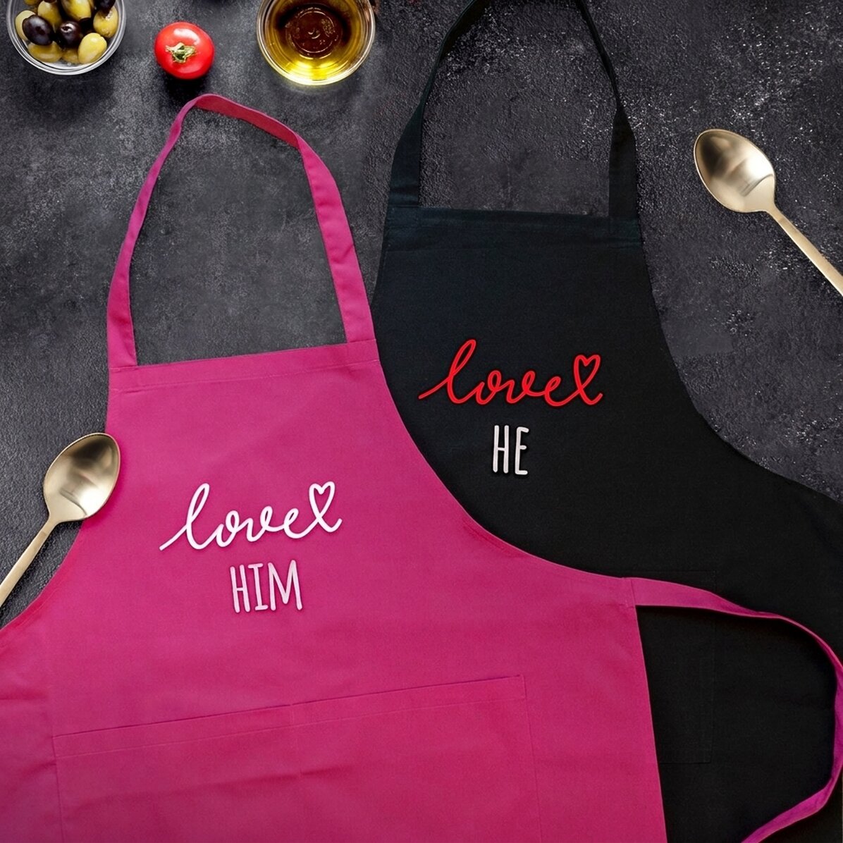 Personalised matching sets for couples - love you