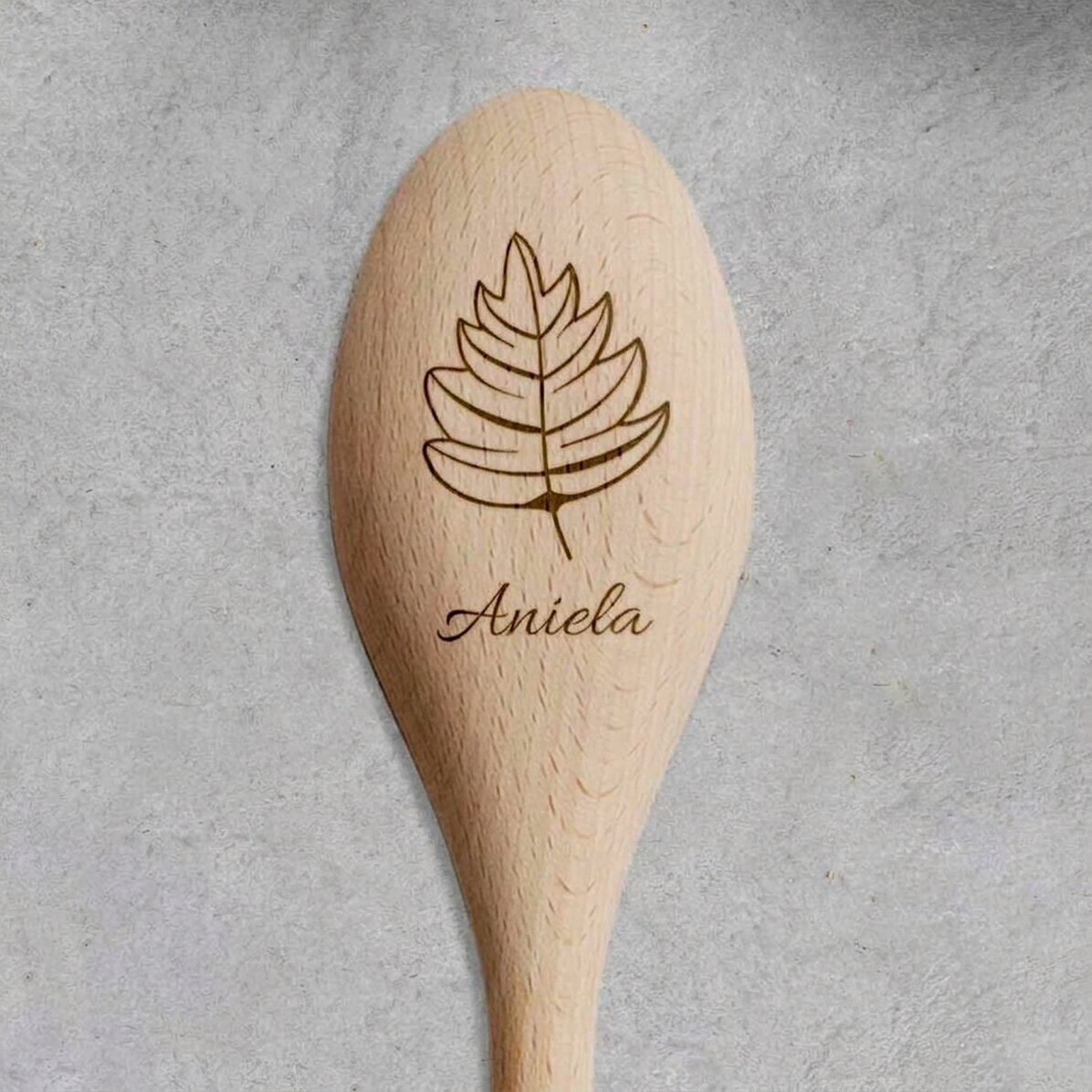 Personalised wooden spoon - Autumn flavours
