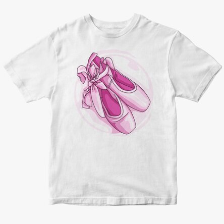 Tricou din bumbac pentru copii personalizat - Ballerina