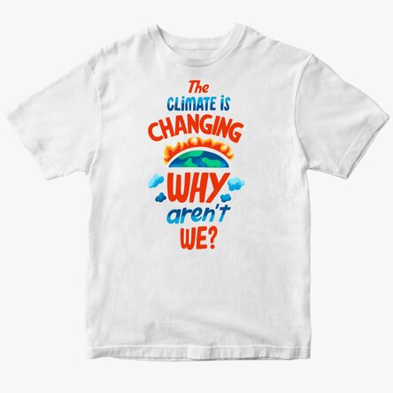 Tricou din bumbac pentru copii personalizat - Climate change