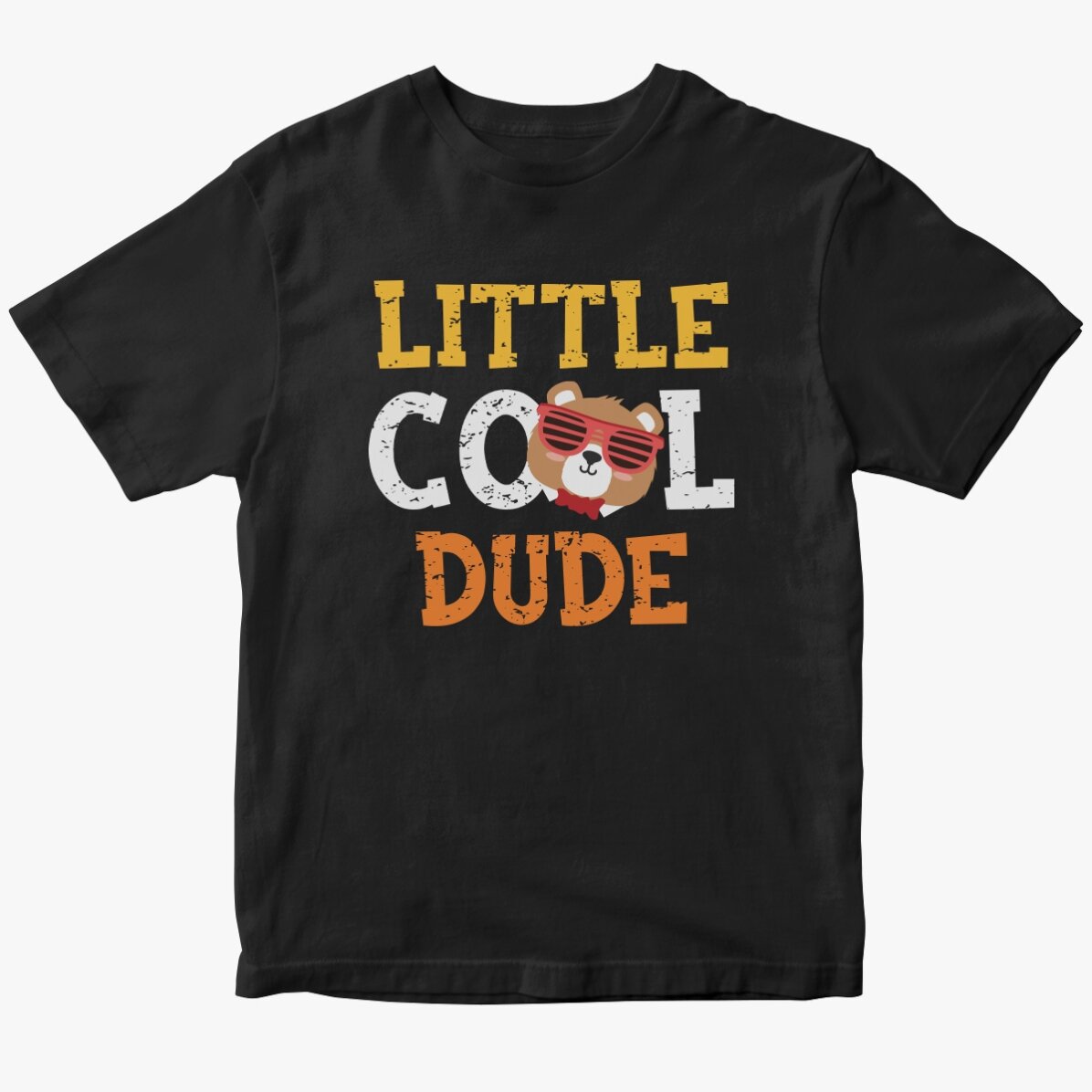 Tricou din bumbac pentru copii personalizat - Little cool dude