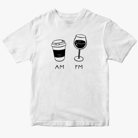 Tricou din bumbac personalizat - AM/PM