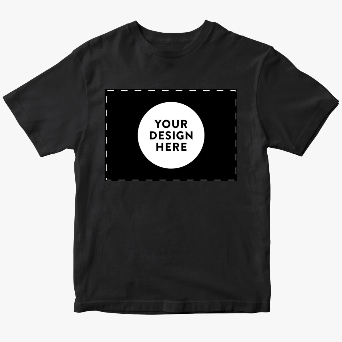 Custom cotton T-shirt with your landscape graphic