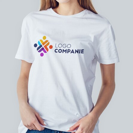 Tricou din bumbac personalizat cu logo landscape