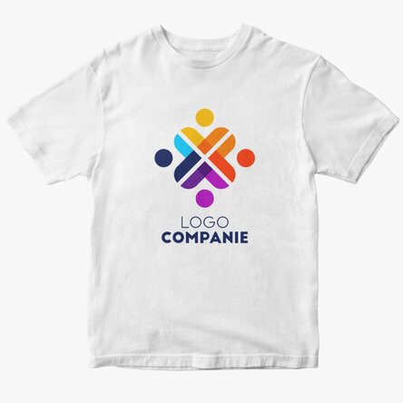 Custom cotton T-shirt with logo