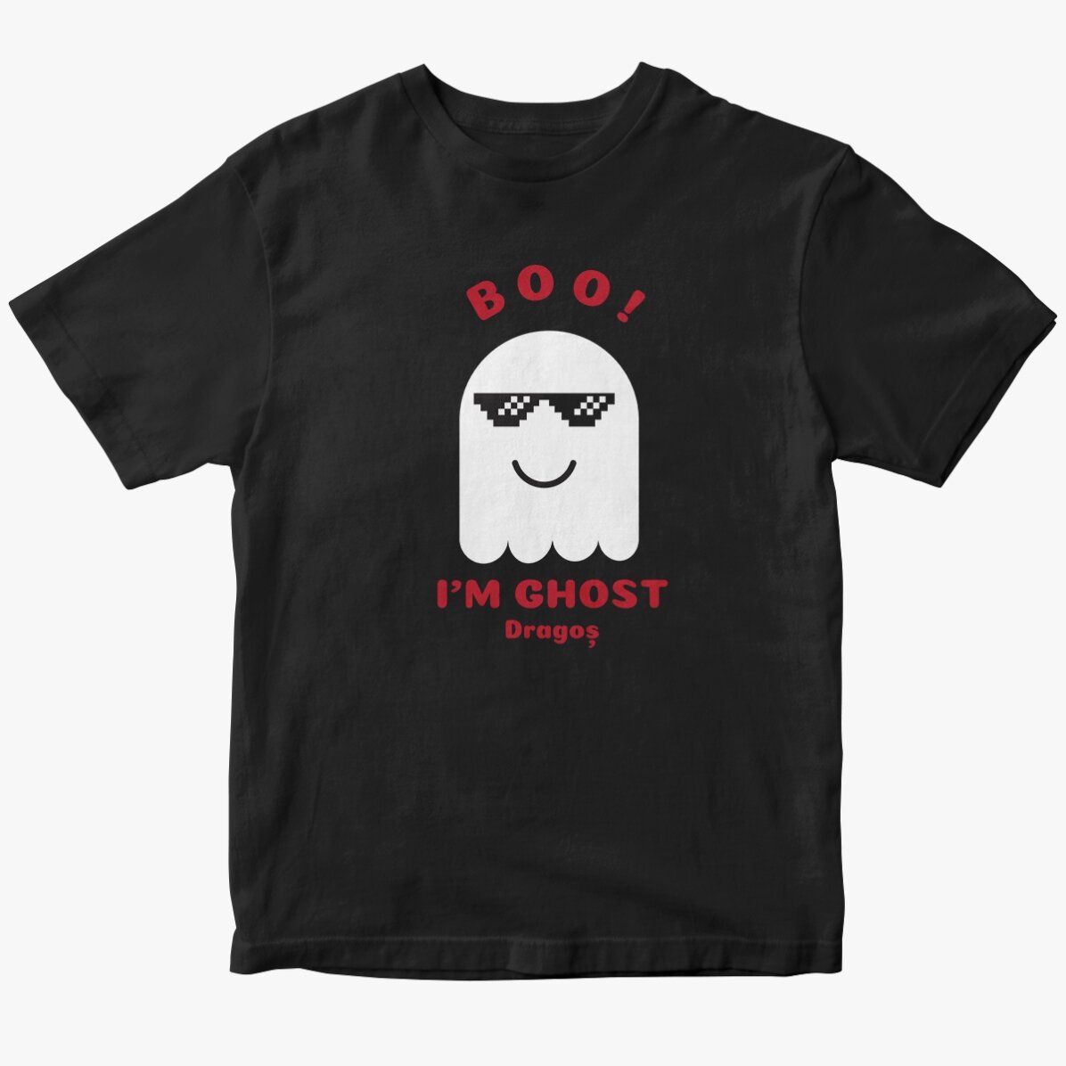 Custom cotton T-shirt with message - Fantoma