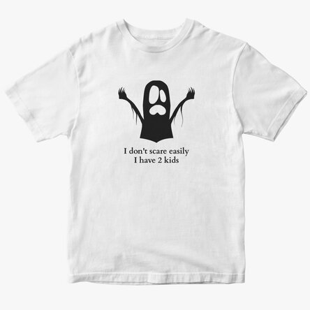 Custom cotton T-shirt with message - Ghost