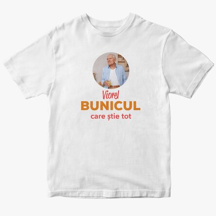 Custom cotton T-shirt with text - Grandfather