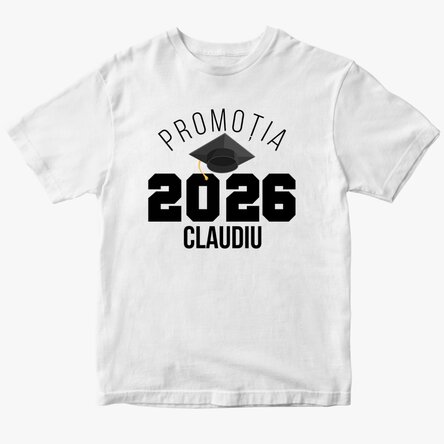Custom cotton T-shirt with text - Graduation