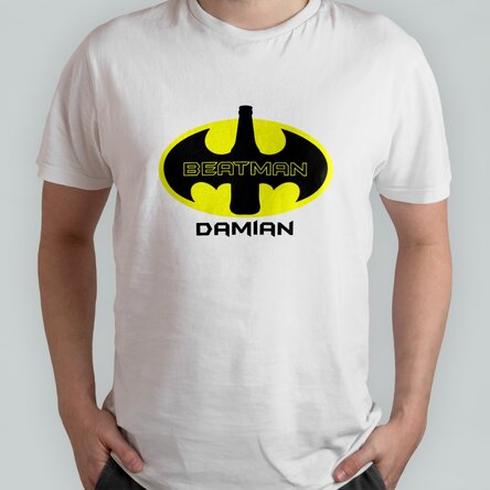 Tricou din bumbac personalizat cu text - Beatman