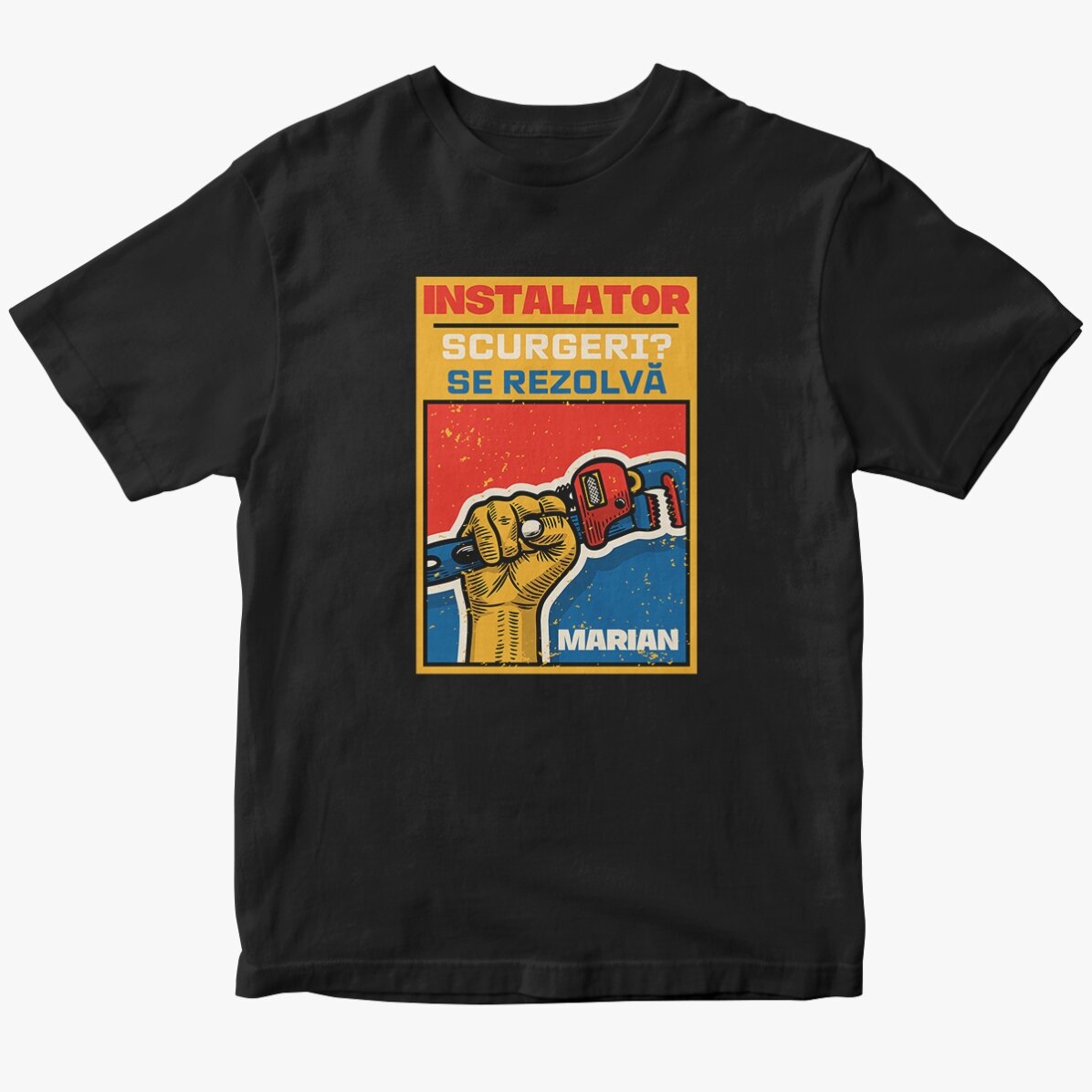 Custom cotton T-shirt with text - Stillson Key